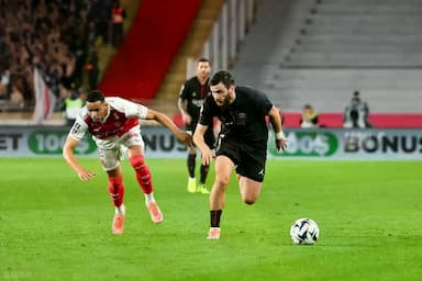 刺激！1-0，30岁日本球星闪耀欧洲：一剑封喉，率队掀翻法甲第一_摩纳哥队_比赛_圣日耳曼